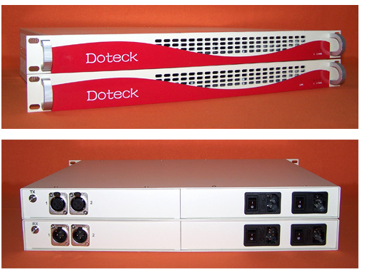 Doteck多铁克 i2AES系  广播甲级2路数字音频(AES/EBU)光端机