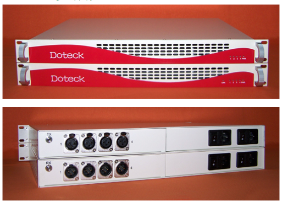 Doteck多铁克i4系  广播甲级4路模拟音频数字光端机