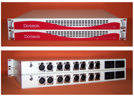 Doteck多铁克i8系  广播甲级8路模拟音频数字光端机